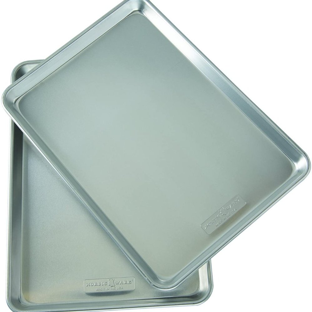 Aluminum Half Sheet (2 Pack), Silver